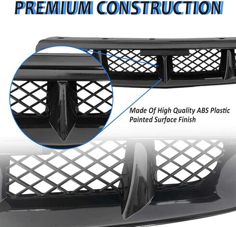 Front Bumper Grille Fit 1999-2000 for Civic Coupe/Sedan JDM Type R ABS Black Mesh Front Upper Grill Guard Replacement Part in Saudi Arabia