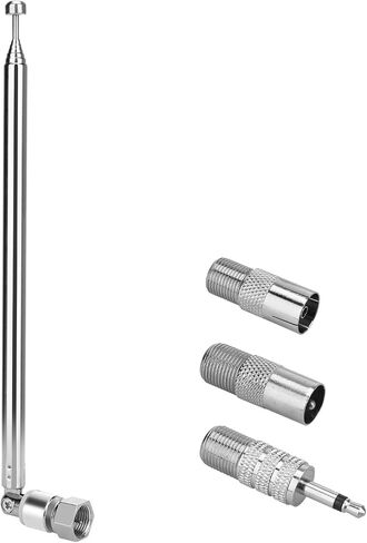 ENUODA 3.5mm FM Radio Antenna 4 Sections Telescoping Antenna 8.2cm/24.5cm,for Mobile Cell Phone,Teenage Engineering OP-1 and Other Electronics Products 3.5mm Port FM Radio Receiver in Kuwait