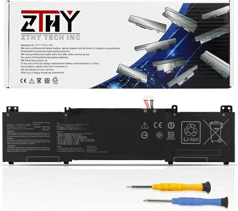 ZTHY C31N1602 Laptop Battery Replacement for Asus ZenBook U3000U UX330 UX330U UX330UA UX330UAK UX330UA-1A UX330UA-1B UX330UA-1C UX330UA-FB018R FB161T Series C31N16O2 0B200-02090000 11.55V 57Wh in Saudi Arabia