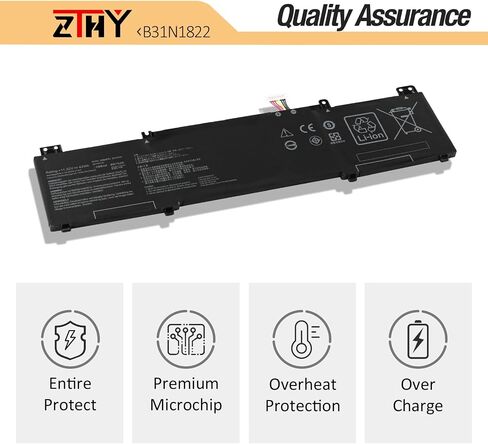 ZTHY C31N1602 Laptop Battery Replacement for Asus ZenBook U3000U UX330 UX330U UX330UA UX330UAK UX330UA-1A UX330UA-1B UX330UA-1C UX330UA-FB018R FB161T Series C31N16O2 0B200-02090000 11.55V 57Wh in Saudi Arabia