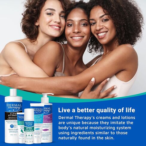 Dermal Therapy - Heel Care Cream, Foot Cream for Dry Cracked Heels, Intense Foot Moisturizer with Urea and AHA, Foot Lotion and Feet Exfoliator with Non-Greasy Formula, 3 o.z. in Saudi Arabia