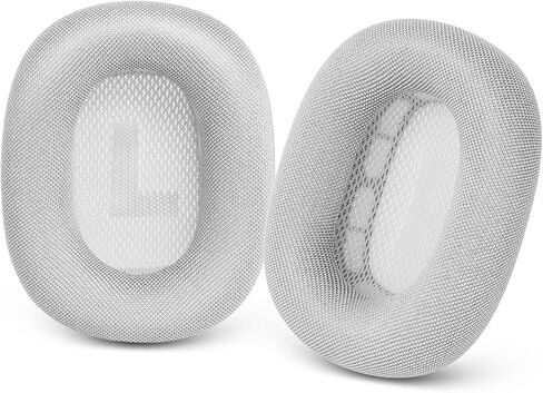 Gvoears Upgraded Ear Cushions Replacement Earpads for Apple AirPods Max Headphones, Mesh Fabric Ear Pads Cover with Memory Foam and Magnet for AirPods Max (Gray) in Kuwait