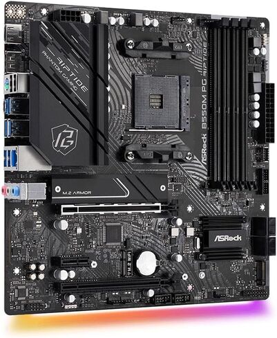 ASRock B550M-HDV Supports 3rd Gen AMD AM4 Ryzen™ / Future AMD Ryzen™ Processors Motherboard in Kuwait