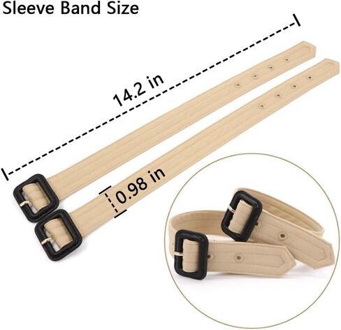 One Set of Trench Coat Belt and Sleeve Band Replacement Wind Coat Accessories for Overcoat Coat Windbreaker Jacket in Saudi Arabia