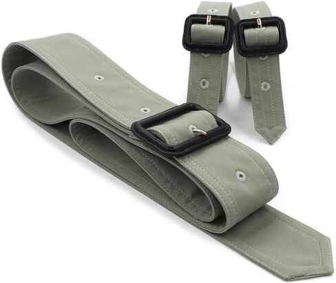 One Set of Trench Coat Belt and Sleeve Band Replacement Wind Coat Accessories for Overcoat Coat Windbreaker Jacket in Saudi Arabia