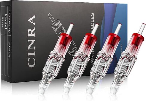 إبر خرطوشة الوشم، 60 قطعة من إبر خرطوشة الوشم من CINRA 3RL 5RL 7RL 9RL 5RS 7RS 9RS 5M1 7M1 9M1 7RM 9RM إبر خرطوشة ماغنوم مستديرة لآلة الوشم in Kuwait