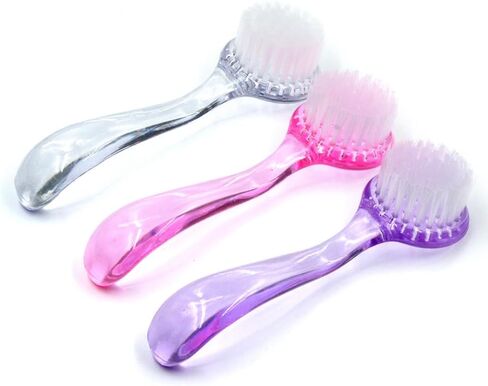 5Pcs Handle Grip Nail Brush for Cleaning Fingernails Nail Scrubber Manicure Brush Nail Tech Nail Cleaning Brushes for Toes and Nails (5 Transparent Colors) in Saudi Arabia