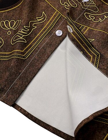 LINOCOUTON Men's Bavarian Oktoberfest Button Down Shirt in Kuwait