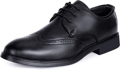 Men's Dress Shoes, Formal Business Classic Lace Up Leather Oxford Shoes in Saudi Arabia