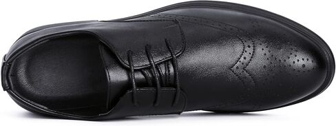 Men's Dress Shoes, Formal Business Classic Lace Up Leather Oxford Shoes in Saudi Arabia