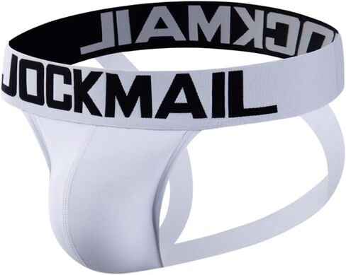 JOCKMAIL Mens Jockstrap Underwear Wide Belt Athletic Supporter Mens Thongs Sport Underwear Jock Strap in Kuwait