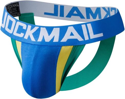 JOCKMAIL Mens Jockstrap Underwear Wide Belt Athletic Supporter Mens Thongs Sport Underwear Jock Strap in Kuwait