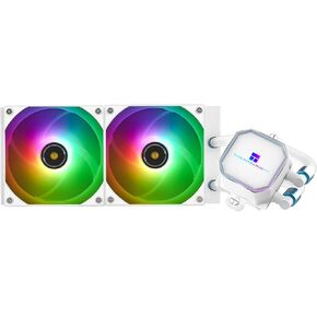 Thermalright Frozen Prism 240 Black Liquid CPU Water Cooler with 120mm PWM Fan,240 Black Cold Row Specification,Integrated Water-Cooler Heatsink for AMD/AM4/AM5,Intel LGA1700/1150/1151/1200/2011