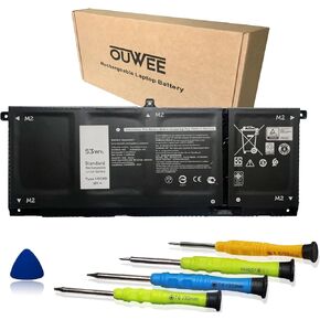 OUWEE YRDD6 Laptop Battery Compatible with Dell Inspiron 5481 5482 5485 5491 2-in-1 5493 5584 5593 5590 Vostro 5481 5581 5490 5590 Series 0YRDD6 1VX1H 01VX1H VM732 0VM732 11.4V 42Wh 3500mAh