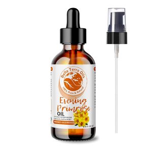 Bella Terra Oils - Organic Evening Primrose Oil 2oz - Celebrating Primrose's Nutrient Legacy, Infused with Vitamin E & Omega-6, Superior Oil Experience for the Skin