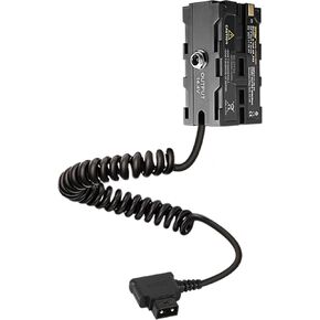 ZITAY D-tap Ptap to NP-F550 Dummy Battery Compatible for Sony NP-F550/770/570 NP-F970 Power LED Light Feelworld Atomos Ninja Monitor for DP30 LE Vmount AB Battery