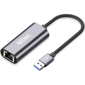 LETLEX USB- C Gigabit Ethernet Adapter Thunderbolt to Ethernet Adapter MacBook Pro USB Adapter Ethernet Cable Adapter for Laptop USB Wi-Fi Adapter USB to Ethernet Adapter Thunderbolt 3 USB Type C Hub