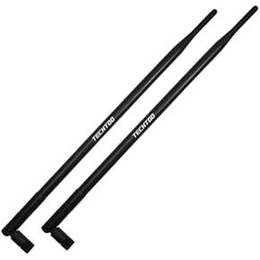 TECHTOO 9dBi Omni WiFi Antenna with RP-SMA Connector for Wireless Network Router/USB Adapter/PCI PCIe Cards/IP Camera/Wireless Range Extender(3-Pack) in Kuwait