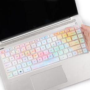 تصميم غطاء لوحة المفاتيح لجهاز كمبيوتر محمول HP Pavilion x360 14 بوصة 14M-BA 14M-CD 14-BF 14-BW 14 سم سلسلة 14M-BA011DX 14M-BA013DX 14M-BA015DX 14M-BA114DX 14M-CD00003DX - أزرق تدريجي تدريجي in Kuwait