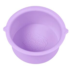 Oakeer Silicone Wax Bowl Wax Warmer Silicone Bowl Nonstick Wax Pot Reuse Waxing Bowl Single Bowl Orange
