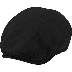 Men's Cotton Newsboy Cap Flat Cap Newsboy Hat for Men Cabbie Hat Breathable Soft Summer Hat for Driving Hunting Golf