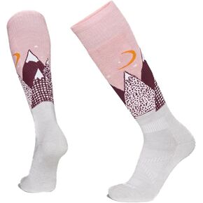 Lé Bent Kids' Snowy Mountains Light Cushion Snow Sock