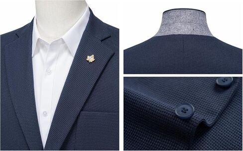 WEEN CHARM Men's Casual Knit Blazer Slim Fit Lightweight Sport Coat Two Button Suit Jackets in Saudi Arabia