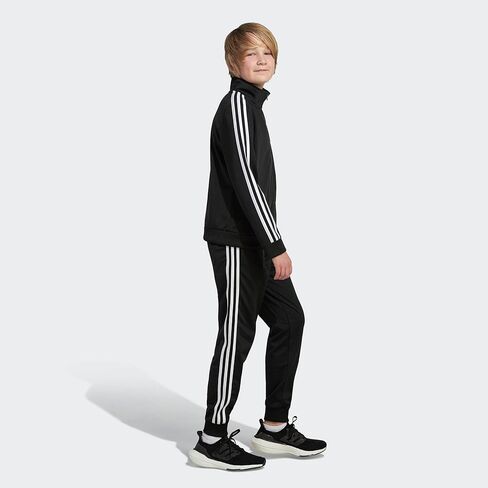 بنطال الركض الرياضي التريكو الرياضي النشط للأولاد من adidas، أسود Iconic Adi، 4T in Kuwait