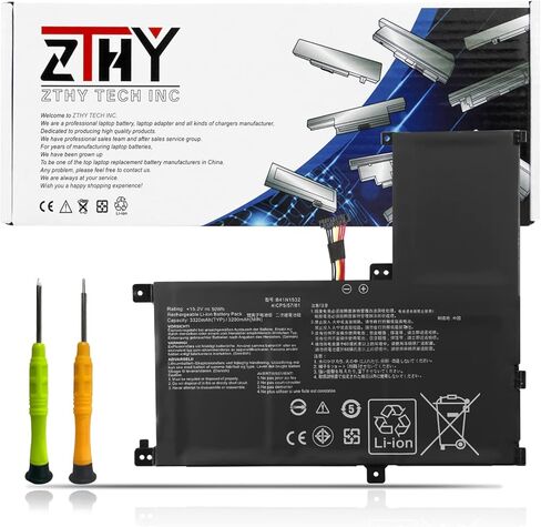 ZTHY B41N1827 Battery Replacement for Asus ZenBook Flip 15 UX562 UX562F UX562FA UX562IA UX562FD UX562IQ UX562UG Q526 Q526F Q526FA Q526FAC Q507 Q507I Q507IQ UM562 UM562IQ UM562IA B41BmE1 15.36V 56Wh in Saudi Arabia