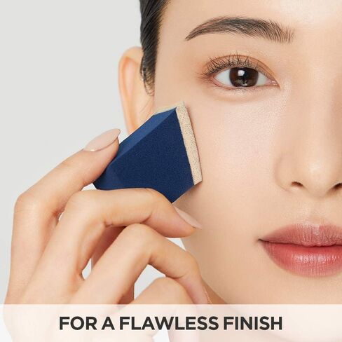 PONY EFFECT Block Sponge Foundation Blending Sponge | Makeup Blender Sponge for Dry or Wet Use | K-beauty in Saudi Arabia