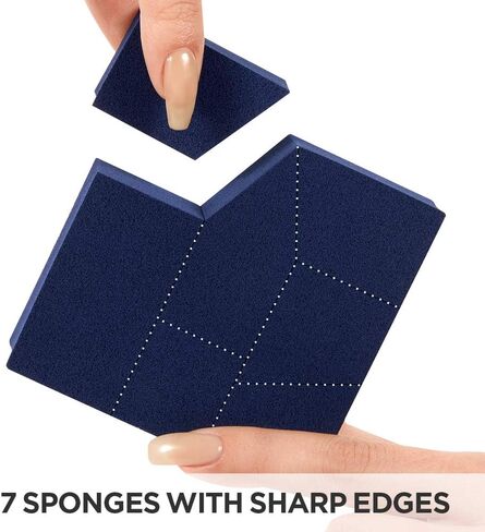 PONY EFFECT Block Sponge Foundation Blending Sponge | Makeup Blender Sponge for Dry or Wet Use | K-beauty in Saudi Arabia