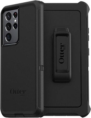 OtterBox Galaxy S21 Ultra 5G (ONLY - DOES NOT FIT non-Plus or Plus sizes) Defender Series Case - VARSITY BLUES, Rugged & Durable, with Port Protection, Includes Holster Clip Kickstand in Saudi Arabia