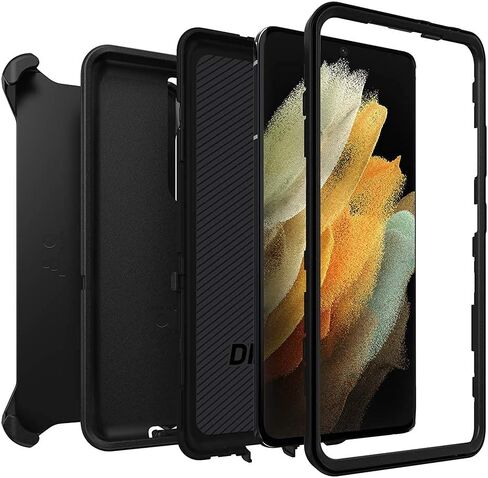 OtterBox Galaxy S21 Ultra 5G (ONLY - DOES NOT FIT non-Plus or Plus sizes) Defender Series Case - VARSITY BLUES, Rugged & Durable, with Port Protection, Includes Holster Clip Kickstand in Saudi Arabia