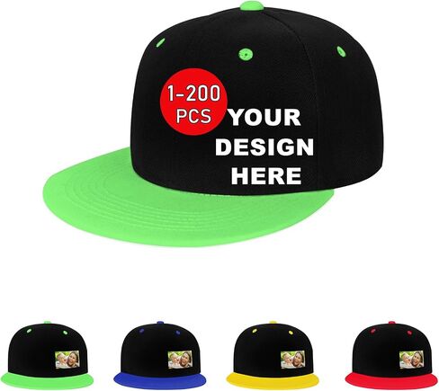 Custom Kids Baseball Hat Personalized Child Hip Hop Baseball Cap Add Your Image/Text/Logo/Photo Boys/Girls Sun Hats in Saudi Arabia