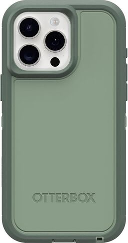 OtterBox iPhone 15 Pro MAX (Only) Defender Series XT Case - EMERALD ISLE (Green), screenless, rugged, snaps to MagSafe, lanyard attachment in Kuwait