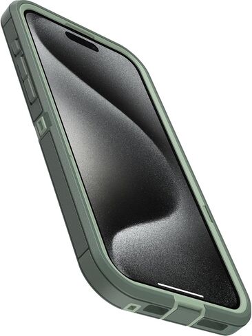 OtterBox iPhone 15 Pro MAX (Only) Defender Series XT Case - EMERALD ISLE (Green), screenless, rugged, snaps to MagSafe, lanyard attachment in Kuwait