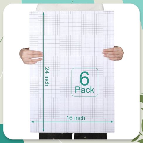 Janlaugh 12 Pcs 6/25" Thick 24 x 16 Inch Self Adhesive Foam Board White Foam Core Backing Board Foam with Adhesive Backing Sticky Foam Board for Picture Crafts Artworks School Projects in Saudi Arabia