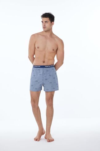 Men's Boxers Underwear 100% Cotton Printed Woven Boxers for Men Pack Boxer Shorts in Saudi Arabia