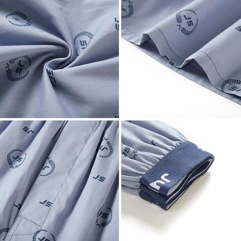 Men's Boxers Underwear 100% Cotton Printed Woven Boxers for Men Pack Boxer Shorts in Saudi Arabia