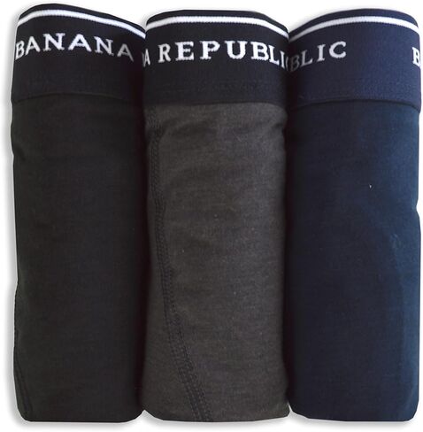 Banana Republic Mens Polyester Lyocell Performance Underwear 3 Pack Boxers Briefs, in Kuwait