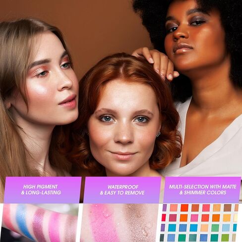 Hot Sugar Makeup Kit for Preteen Girls 10-12, Birthday Christmas Makeup Gift Set for Teens 16-18, All in One Beginner Makeup Kit for Women Full Kit (Blue Diamond) in Saudi Arabia