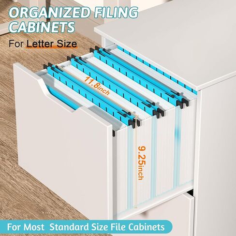 Extra Capacity Plastic Hanging File Folder Letter Size,12 Pack Reinforced Hang Folders with Heavy Duty 2 Inch Expansion,Durable Hanging Organizer Designed for Bulky Files(Black) in Saudi Arabia