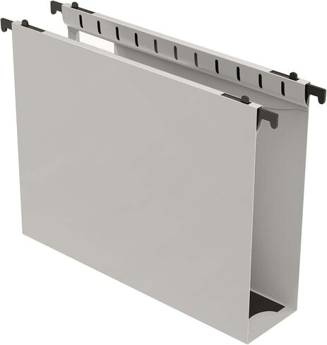 Extra Capacity Plastic Hanging File Folder Letter Size,12 Pack Reinforced Hang Folders with Heavy Duty 2 Inch Expansion,Durable Hanging Organizer Designed for Bulky Files(Black) in Saudi Arabia