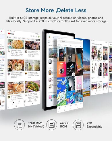 ALLDOCUBE Android 12 Tablet 10.4 بوصة ثماني النواة دقة 2K FHD أجهزة لوحية 64 جيجابايت تخزين 5G WiFi بلوتوث 5.0 GPS 5MP + 8MP كاميرا iPlay50 in Kuwait