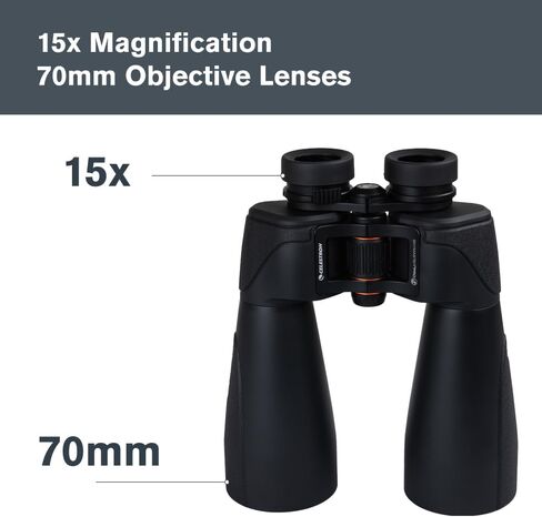 Celestron – SkyMaster Pro ED 20x80 Binocular – Astronomy Binocular with ED Glass – Large Aperture for Long Distance Viewing – Fully Multi-coated XLT Coating – Tripod Adapter and Carrying Case Included in Kuwait