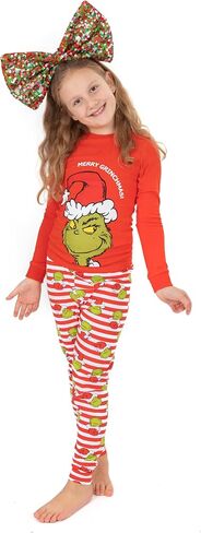 بيجامة عيد الميلاد العائلية المتطابقة من The Grinch للبالغين والأطفال مناسبة تمامًا in Saudi Arabia