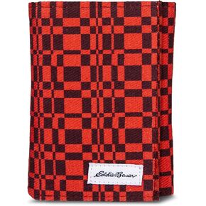 Eddie Bauer Men's Companion Ripstop Nylon Trifold, Black, One Size