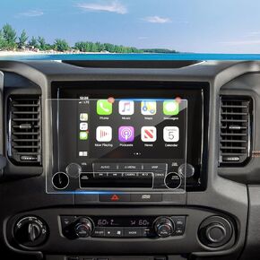 Coleya 2022 2023 2024 Frontier Screen Protector for Nissan Frontier (Pro-X/Pro-4X) 9-inch Touch Screen, 2023 2024 Frontier Tempered Glass 2022 2023 Frontier Truck Accessories HD Transparent Protective Film 9"
