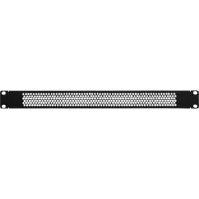 NavePoint 7U Blanking Panel, Perforated, Flanged, 19 inch Wide Network Server Rack or Server Cabinet, Filler Panel, Steel, Hardware Included