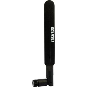 TECHTOO 3G 4G Antenna Wide Band 5dbi Omni Directional GSM WiFi Antenna with SMA Male Connector for CEP Router Access Point Wireless Rang Extender and Other Network Device (2-Pack)